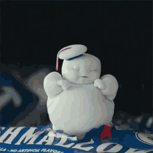 Waking Up Stay Puft Marshmallow Man GIF - Waking Up Stay Puft Marshmallow Man Ghostbusters Afterlife GIFs