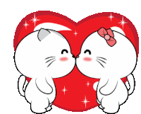 Kawaii Love Sticker - Kawaii Love You Stickers