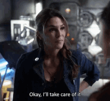 The100 Abby Griffin GIF - The100 Abby Griffin Take Care Of It GIFs