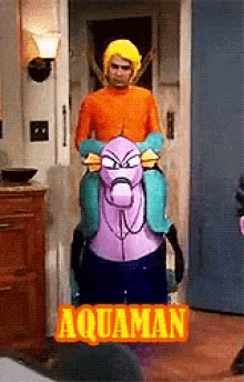 Aquaman Big Bang Theory GIF - Aquaman Big Bang Theory Funny GIFs