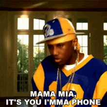 Mama Mia Its You Imma Phone Fabolous GIF - Mama Mia Its You Imma Phone Fabolous John David Jackson GIFs