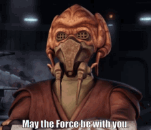 May The Force Be With You Plo Koon GIF - May The Force Be With You Plo Koon Star Wars GIFs