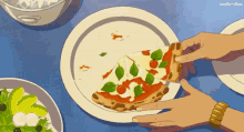 Anime Food Pizza GIF - Anime Food Food Pizza GIFs