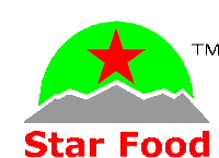 Star Food Logo Sticker - Star Food Logo Branding Stickers