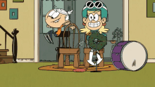 loud house loud house gifs nickelodeon lincoln rock out