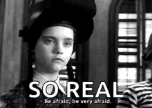 Wednesday Addams Be Afraid GIF - Wednesday Addams Be Afraid Be Very Afraid GIFs