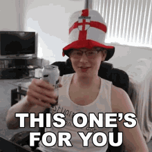 This Ones For You Ollie Dixon GIF - This Ones For You Ollie Dixon Cheers To You GIFs