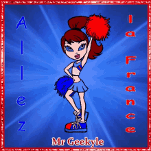Mrgeekyle Cheerleader GIF - Mrgeekyle Cheerleader France GIFs