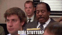The Office Stanley GIF - The Office Stanley Stutter GIFs