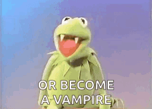 Kermit Puppet GIF - Kermit Puppet Vampire GIFs