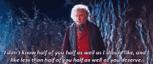 Bilbo Baggins Speech GIF - Bilbo Baggins Speech Lord Of The Rings GIFs