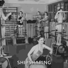 gym workout vintage shipshaping exercise