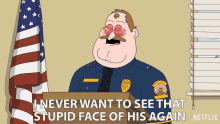 I Never Want To See That Stupid Face Of His Again Randall Crawford GIF - I Never Want To See That Stupid Face Of His Again Randall Crawford Paradise Pd GIFs