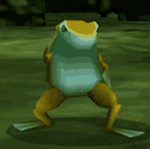 frog dance dancing frog