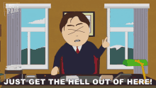 Just Get The Hell Out Of Here Stormy Weathers GIF - Just Get The Hell Out Of Here Stormy Weathers South Park GIFs