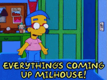 Everything'S Coming Up Milhouse GIF - The Simpsons Coming Up Milhouse Flood GIFs