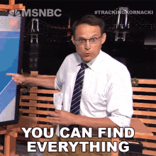 You Can Find Everything Steve Kornacki GIF - You Can Find Everything Steve Kornacki Msnbc GIFs