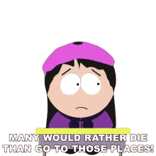 many would rather die than go ti those places wendy testaburger south park s1e9 starvin marvin