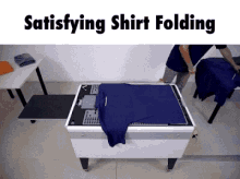 Shirt Folding GIF - Shirt Folding Machine GIFs