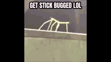 Get Stick Bugged Lol Bee Swarm Simulator GIF - Get Stick Bugged Lol Stick Bug Stick Bugged GIFs