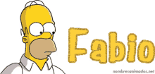 Fabio Fabio Name GIF - Fabio Fabio Name Homer GIFs