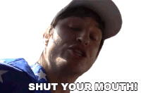 Shut Your Mouth Danny Mullen Sticker - Shut Your Mouth Danny Mullen Shut Up Stickers