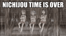 Nichijou Nichijou Time GIF - Nichijou Nichijou Time Time Is Over GIFs