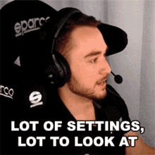 Lot Of Settings Lot To Look At Anthony Alfredo GIF - Lot Of Settings Lot To Look At Anthony Alfredo A Lot Of New Set Of Instructions GIFs