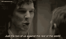 Just The Two Of U GIF - Benedict Cumberbatch Just The Two Of Us Sherlock GIFs