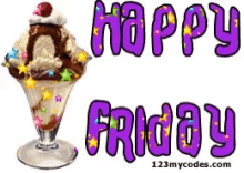 Happy Friday Ice Cream GIF - Happy Friday Ice Cream GIFs