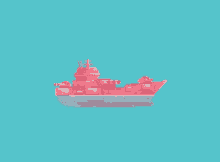 battleship backwards float battle warship