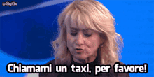 Luciana Littizzetto Taxi GIF - Luciana Littizzetto Taxi Chiamatemi Un Taxi GIFs