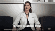 We Didnt Do Anything Wrong Dr Lauren Bloom GIF - We Didnt Do Anything Wrong Dr Lauren Bloom Janet Montgomery GIFs