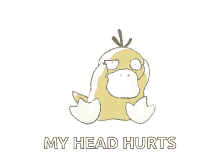 Headache Psyduck GIF - Headache Psyduck Pokemon GIFs