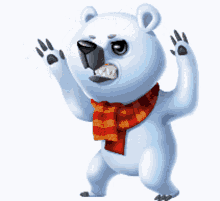 Polar Bear Cute GIF - Polar Bear Cute Angry GIFs