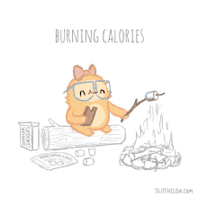 burning calories calories carbs smores camping