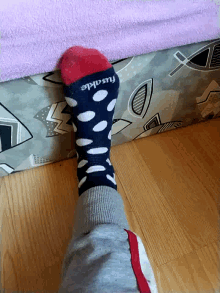 Sock Foot GIF - Sock Foot Polka Dots GIFs