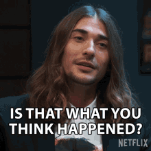 Is That What You Think Happened Oliver Fairmont GIF - Is That What You Think Happened Oliver Fairmont First Kill GIFs