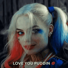 Love You Puddin Harley Quinn GIF - Love You Puddin Harley Quinn Suicide Squad GIFs