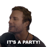 Its A Party Dierks Bentley Sticker - Its A Party Dierks Bentley Drunk On A Plane Song Stickers