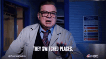 They Switched Places Dr Daniel Charles GIF - They Switched Places Dr Daniel Charles Chicago Med GIFs
