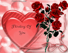 Thinking Of You Red Roses GIF - Thinking Of You Red Roses Sparkle GIFs