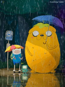 Time Adventure Or My Neighbor Totoro?? GIF - Adventure Time Finn Jake GIFs