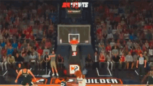 dunk stumpy nba2k21 dunk it go for the point