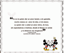 Mensaje De Amor GIF - Mickey Mouse Frases De Amor Mensajes De Amor GIFs