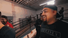 look at him sam corridor crew embarrassed smiling look at him sam corridor crew embarrassed smiling