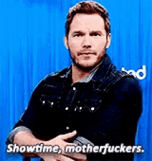 Prepping Myself Before An Exam GIF - Chris Pratt Show Time Lets Do This GIFs