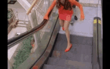 life size tyra banks escalator lindsay lohan