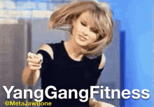 Yang Gang Fitness Taylor Swift GIF - Yang Gang Fitness Taylor Swift Yang Gang GIFs