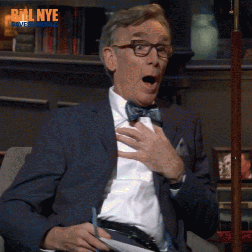 Heart Attack GIF - Bill Nye Shock Surprised - Descubre & Comparte GIFs